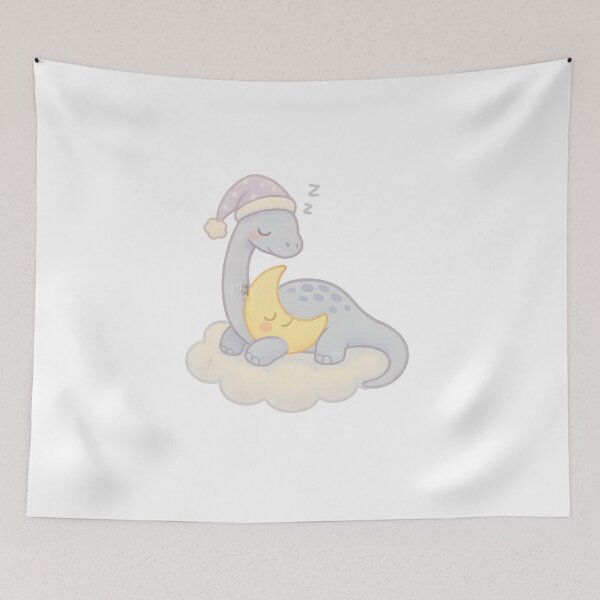 Item preview, Diplodocus with a nightcap designed and sold by Uglyandcute.