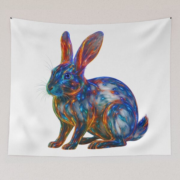 Item preview, Colorful Rabbit Art designed and sold by GloriousArtSKD.