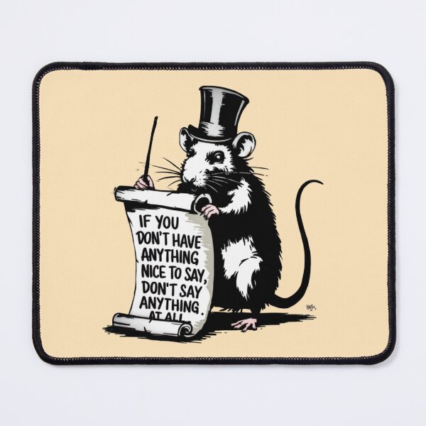 Item preview, If you don't have anything nice to say, don't say anything at all. designed and sold by 123ks.