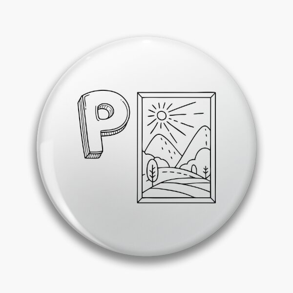 Item preview, An illustration of letter P stand for poster designed and sold by rasagamastore.
