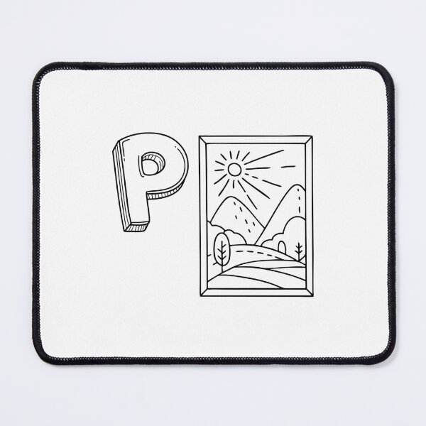 Item preview, An illustration of letter P stand for poster designed and sold by rasagamastore.