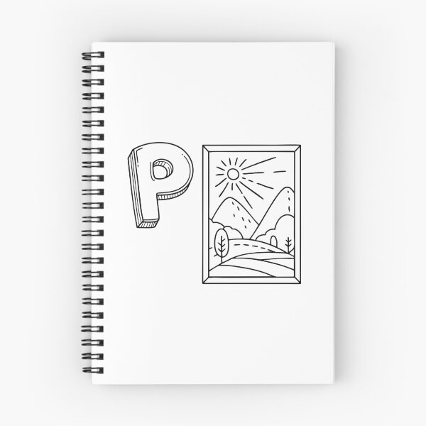 Item preview, An illustration of letter P stand for poster designed and sold by rasagamastore.