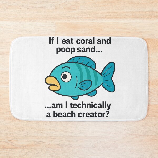 Item preview, Parrot Fish Thinking – Emerald Reef Fish Meme designed and sold by DamioPolArt.