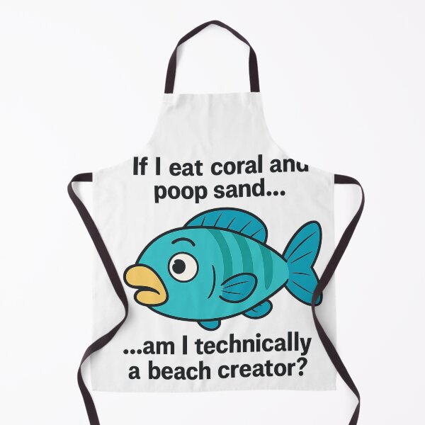 Item preview, Parrot Fish Thinking – Emerald Reef Fish Meme designed and sold by DamioPolArt.