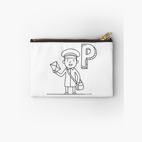 Item preview, An illustration of letter P stand for postman designed and sold by rasagamastore.