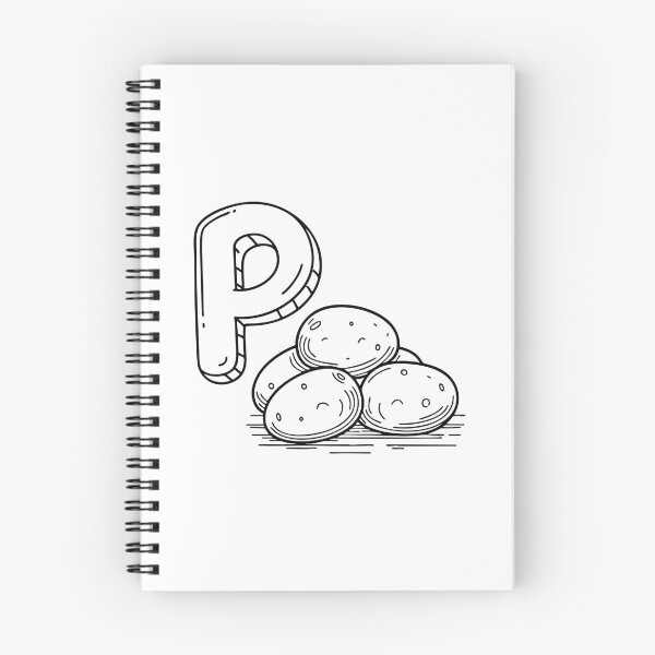 Item preview, An illustration of letter P stand for potato designed and sold by rasagamastore.