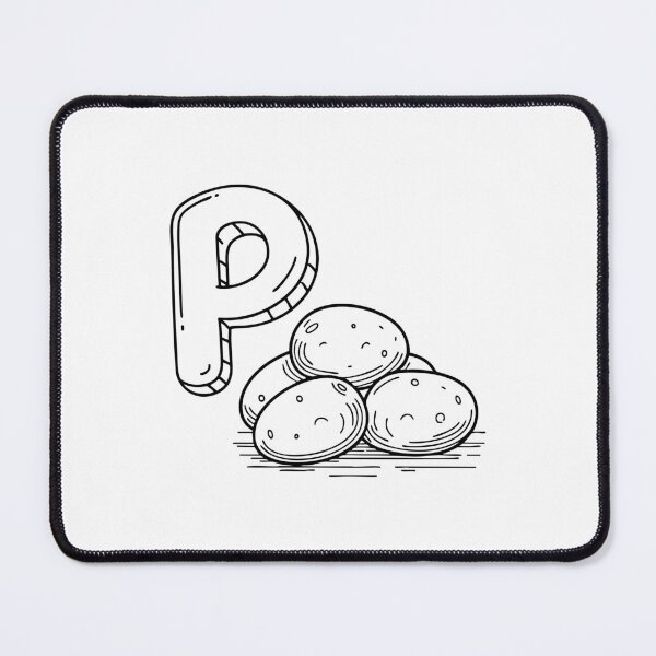 Item preview, An illustration of letter P stand for potato designed and sold by rasagamastore.