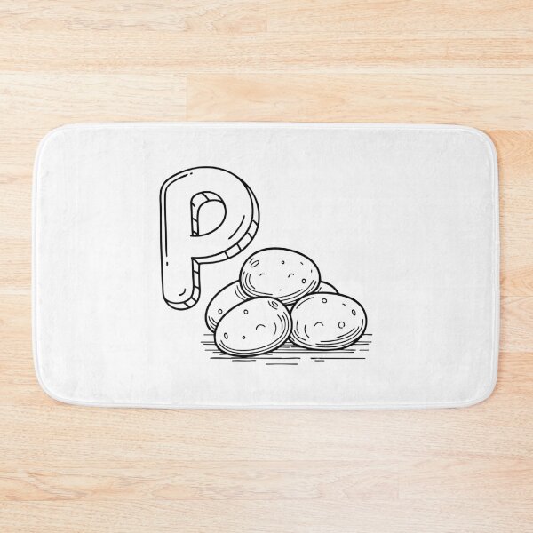 Item preview, An illustration of letter P stand for potato designed and sold by rasagamastore.