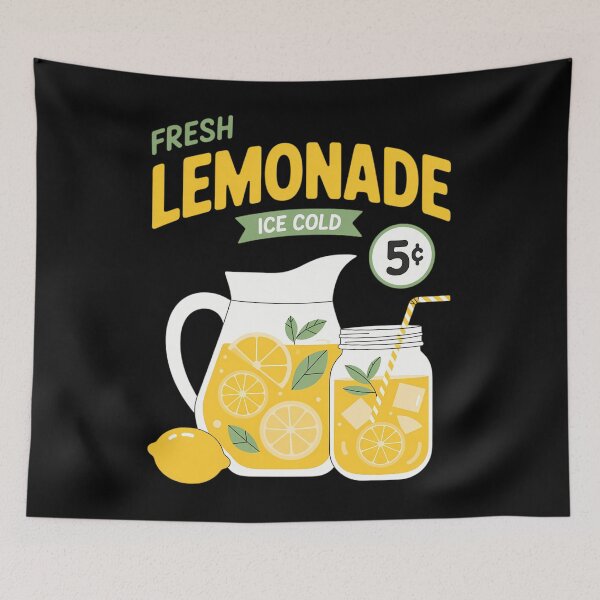 Item preview, Lemon Lemonade I Fresh Lemonade Ice Cold I Drink designed and sold by savrmiller.