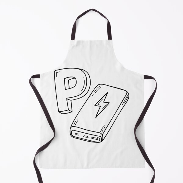 Item preview, An illustration of letter P stand for powerbank designed and sold by rasagamastore.