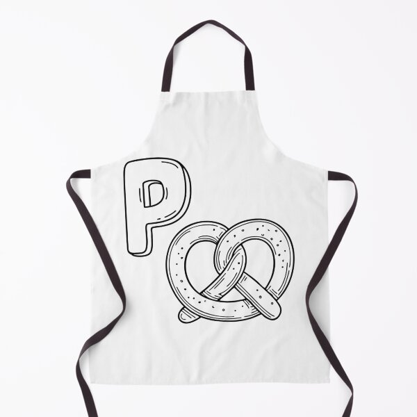 Item preview, An illustration of letter P stand for pretzel designed and sold by rasagamastore.