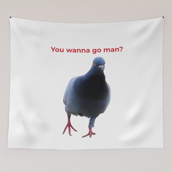Item preview, Pigeon Squaring Off designed and sold by fundingafuture.