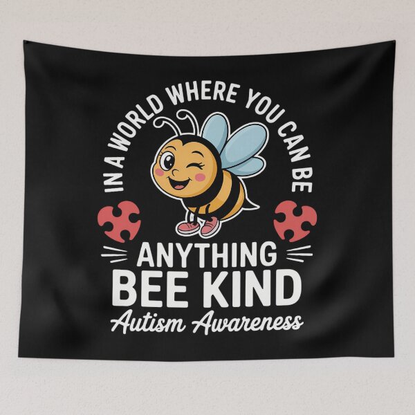 Item preview, Funny Autism Awareness Bee Kind Autistic Cute Autism Be Kind designed and sold by savrmiller.