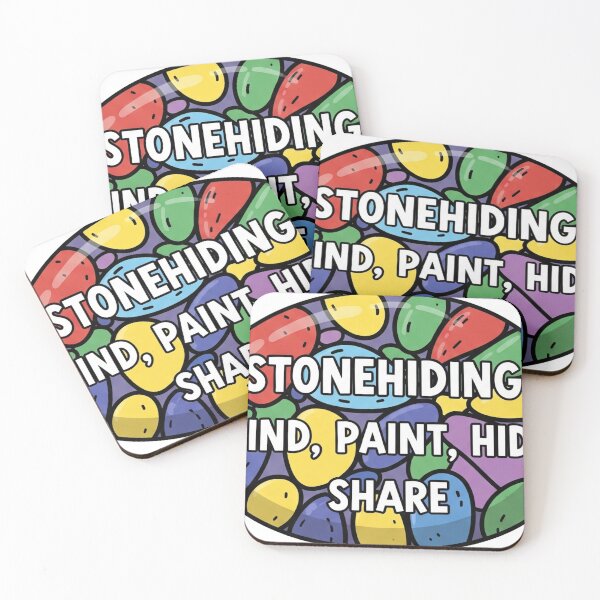 Item preview, Painted Stone Artwork Stonehiding designed and sold by Guryl Michal Designs.