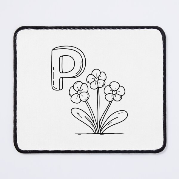 Item preview, An illustration of letter P stand for primrose designed and sold by rasagamastore.