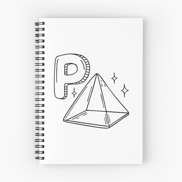Item preview, An illustration of letter P stand for prism designed and sold by rasagamastore.
