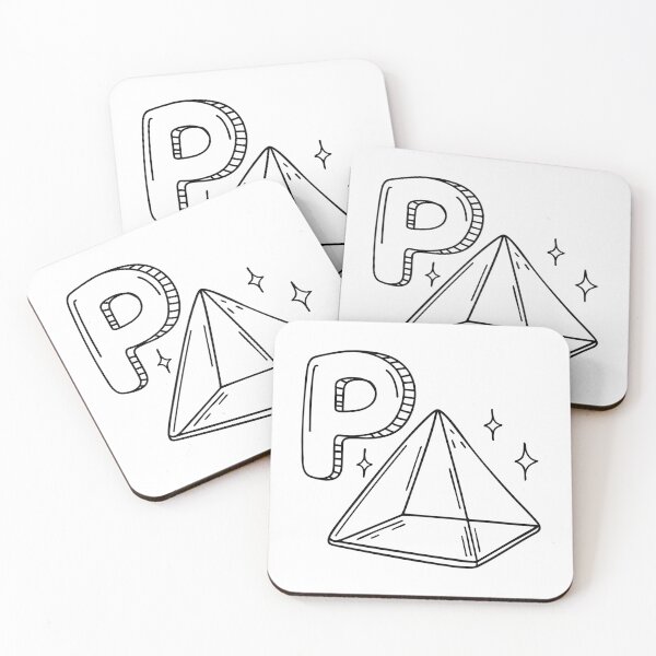Item preview, An illustration of letter P stand for prism designed and sold by rasagamastore.