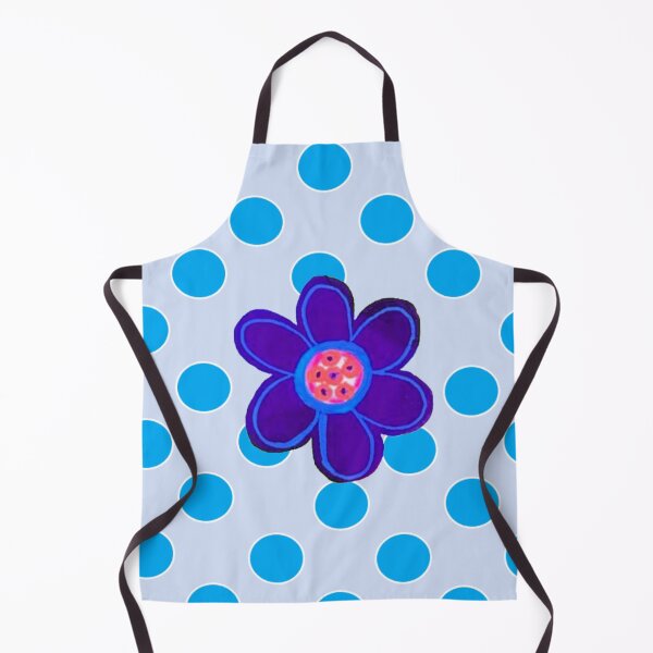 Item preview, Bright Abstract Blue Flowers designed and sold by kel72.