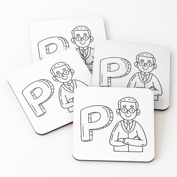 Item preview, An illustration of letter P stand for professor designed and sold by rasagamastore.