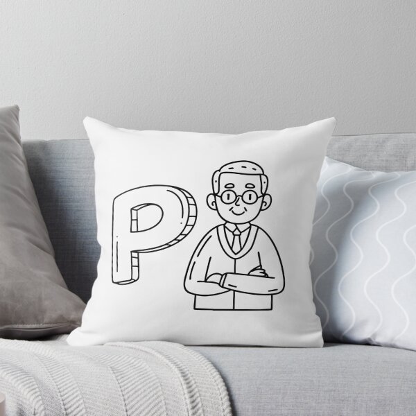 Item preview, An illustration of letter P stand for professor designed and sold by rasagamastore.
