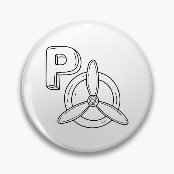 Item preview, An illustration of letter P stand for propeller designed and sold by rasagamastore.