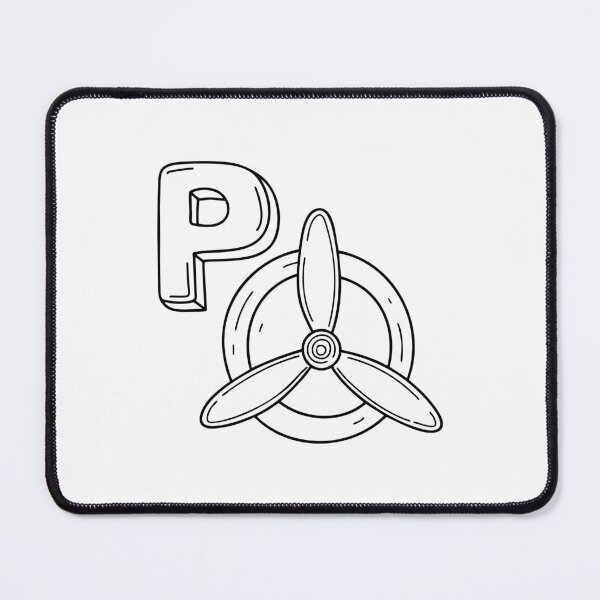 Item preview, An illustration of letter P stand for propeller designed and sold by rasagamastore.
