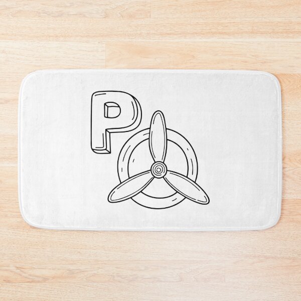 Item preview, An illustration of letter P stand for propeller designed and sold by rasagamastore.