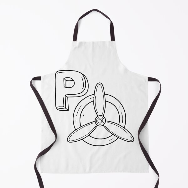Item preview, An illustration of letter P stand for propeller designed and sold by rasagamastore.