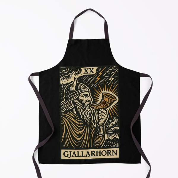 Item preview, The Horn of Heimdall – Viking Prophecy Tarot Card designed and sold by BRU Design.