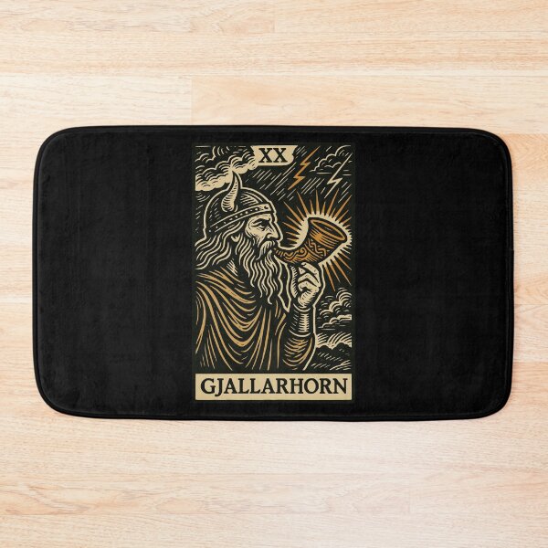 Item preview, The Horn of Heimdall – Viking Prophecy Tarot Card designed and sold by BRU Design.