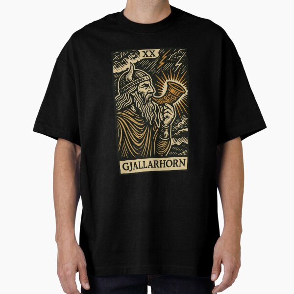 Item preview, The Horn of Heimdall – Viking Prophecy Tarot Card designed and sold by BRU Design.