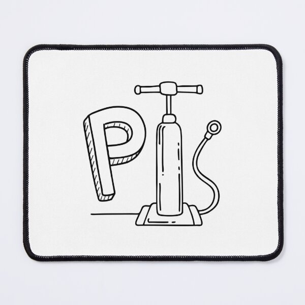 Item preview, An illustration of letter P stand for pump designed and sold by rasagamastore.