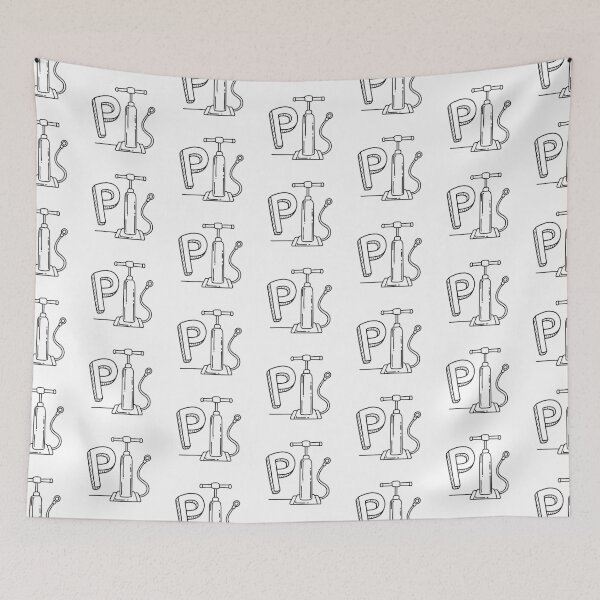 Item preview, An illustration of letter P stand for pump designed and sold by rasagamastore.