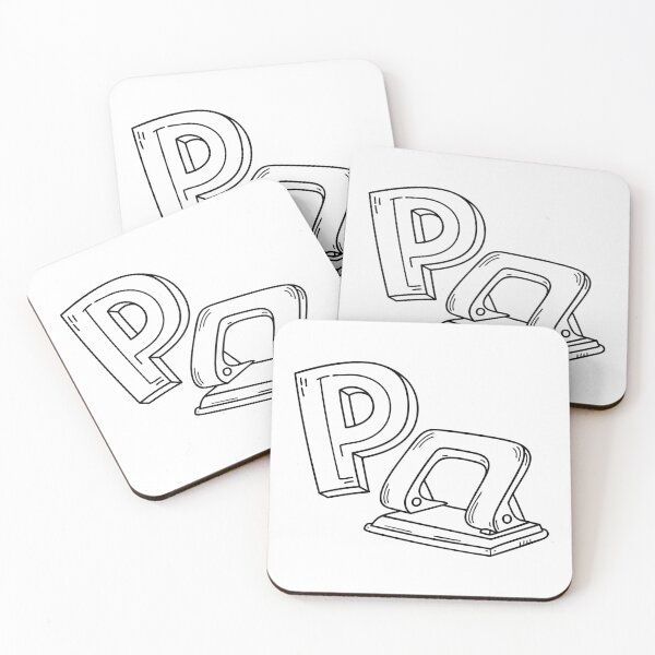Item preview, An illustration of letter P stand for puncher designed and sold by rasagamastore.