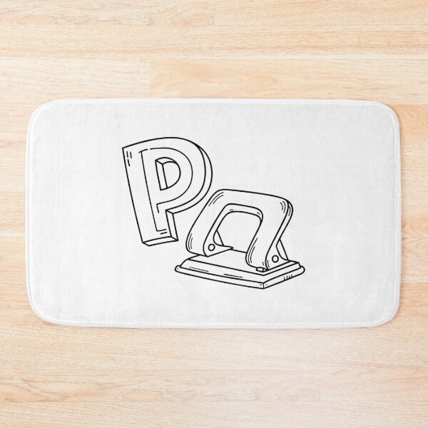 Item preview, An illustration of letter P stand for puncher designed and sold by rasagamastore.
