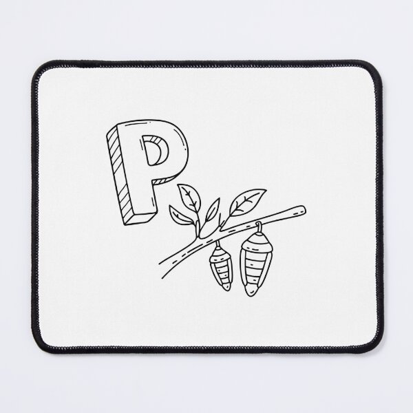 Item preview, An illustration of letter P stand for pupa designed and sold by rasagamastore.