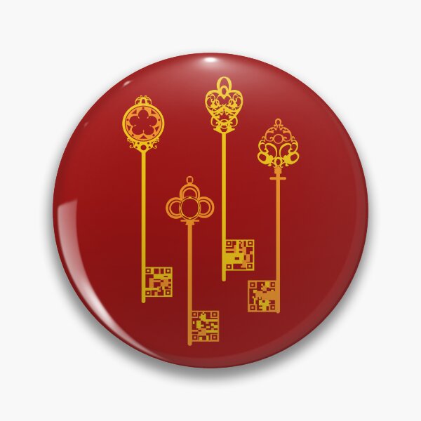 Item preview, Unlocking Secrets: Vintage Hand-Drawn Keys with QR Codes designed and sold by Starpuffdesign.