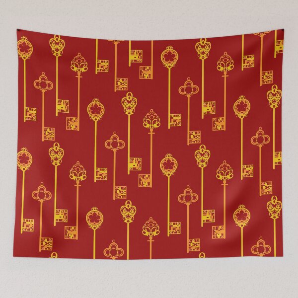 Item preview, Unlocking Secrets: Vintage Hand-Drawn Keys with QR Codes designed and sold by Starpuffdesign.