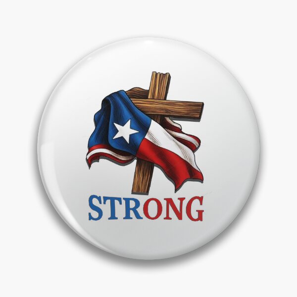 Item preview, Strong Texas flag cross christian texas pride 2025 designed and sold by waikibi ⭐⭐⭐⭐.