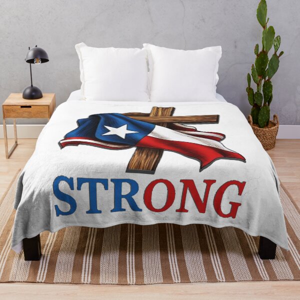 Item preview, Strong Texas flag cross christian texas pride 2025 designed and sold by waikibi ⭐⭐⭐⭐.