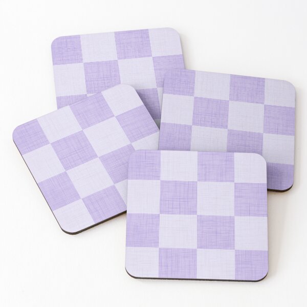 Item preview, Linen Check Pattern - Lavender designed and sold by QuestingPixel.