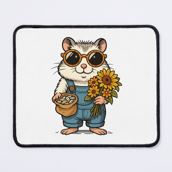 Item preview, Sunny Hamster – Sunflowers & Seeds Style designed and sold by JunsH.
