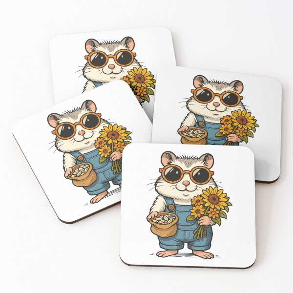 Item preview, Sunny Hamster – Sunflowers & Seeds Style designed and sold by JunsH.