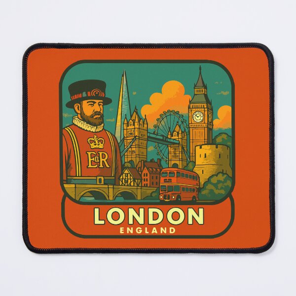 Item preview, The London Travel Souvenir Sticker designed and sold by rogue-design.