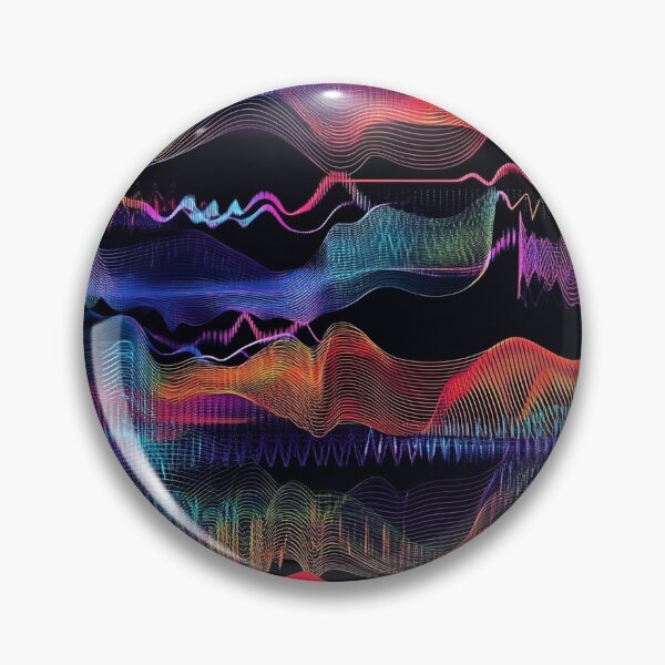 Item preview, Sound Pulses in Colorful Rhythm designed and sold by MidArtForge.