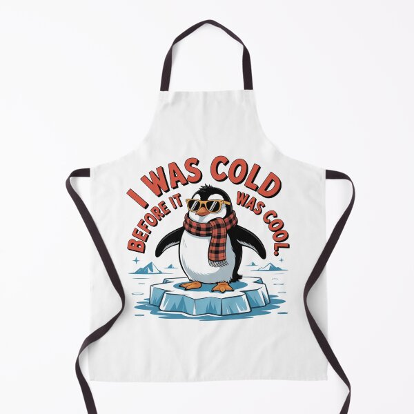 Item preview, I Was Cold Before It Was Cool Funny Penguin Winter T-Shirt Gift designed and sold by podlook.