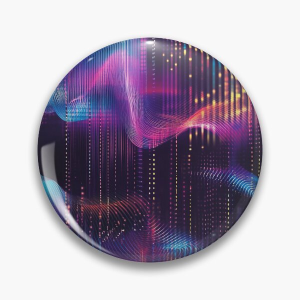 Item preview, Sound Pulses in Colorful Rhythm designed and sold by MidArtForge.
