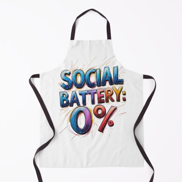 Item preview, Social battery: 0% designed and sold by Design_Your_Day.