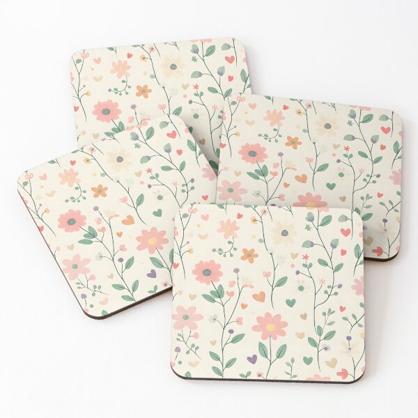 Item preview, Soft coquettecore pastel flowers- colorful bunch  designed and sold by cocomelon168.
