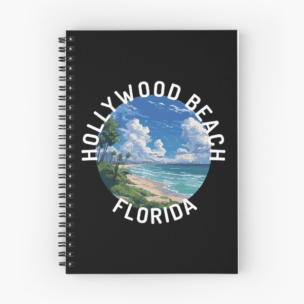 Item preview, Hollywood Beach – Florida (with White Text) designed and sold by VelvetRoom.